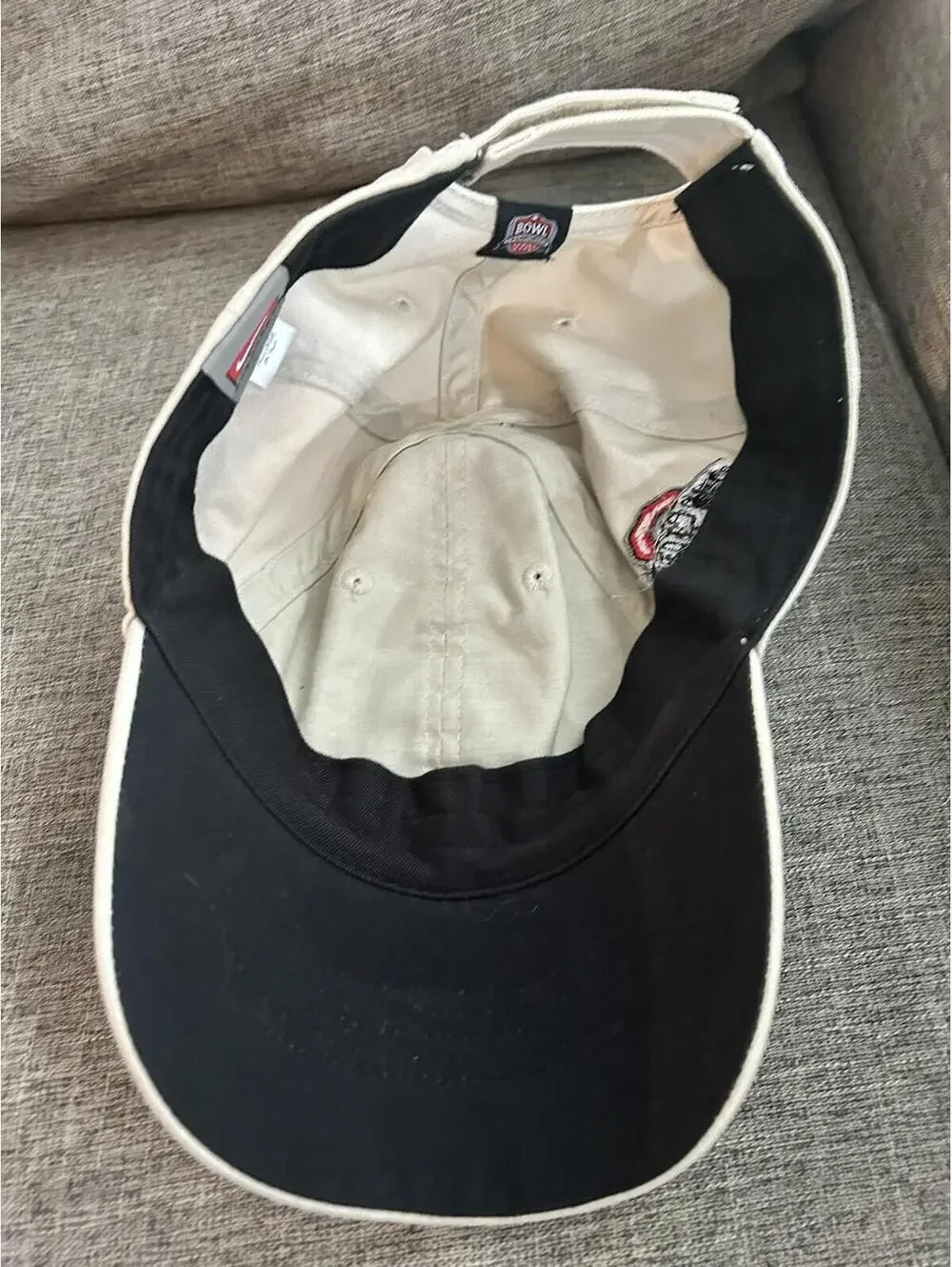 Allstate BCS Football Championship Game New Orleans Hat Cap Beige Strapback